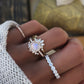 14kt gold marquise diamond curved band