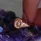 14kt gold and diamond star and moon signet ring - Luna Skye