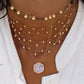 14kt gold and diamond twilight choker necklace - Luna Skye