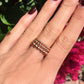14kt gold medium bead ring - Luna Skye