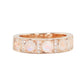 14kt gold diamond and moonstone band - Luna Skye
