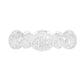14kt gold oval baguette diamond band - Luna Skye