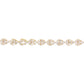 14kt gold full teardrop baguette diamond bracelet - Luna Skye
