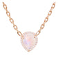 14kt gold and diamond chain link teardrop moonstone necklace - Luna Skye