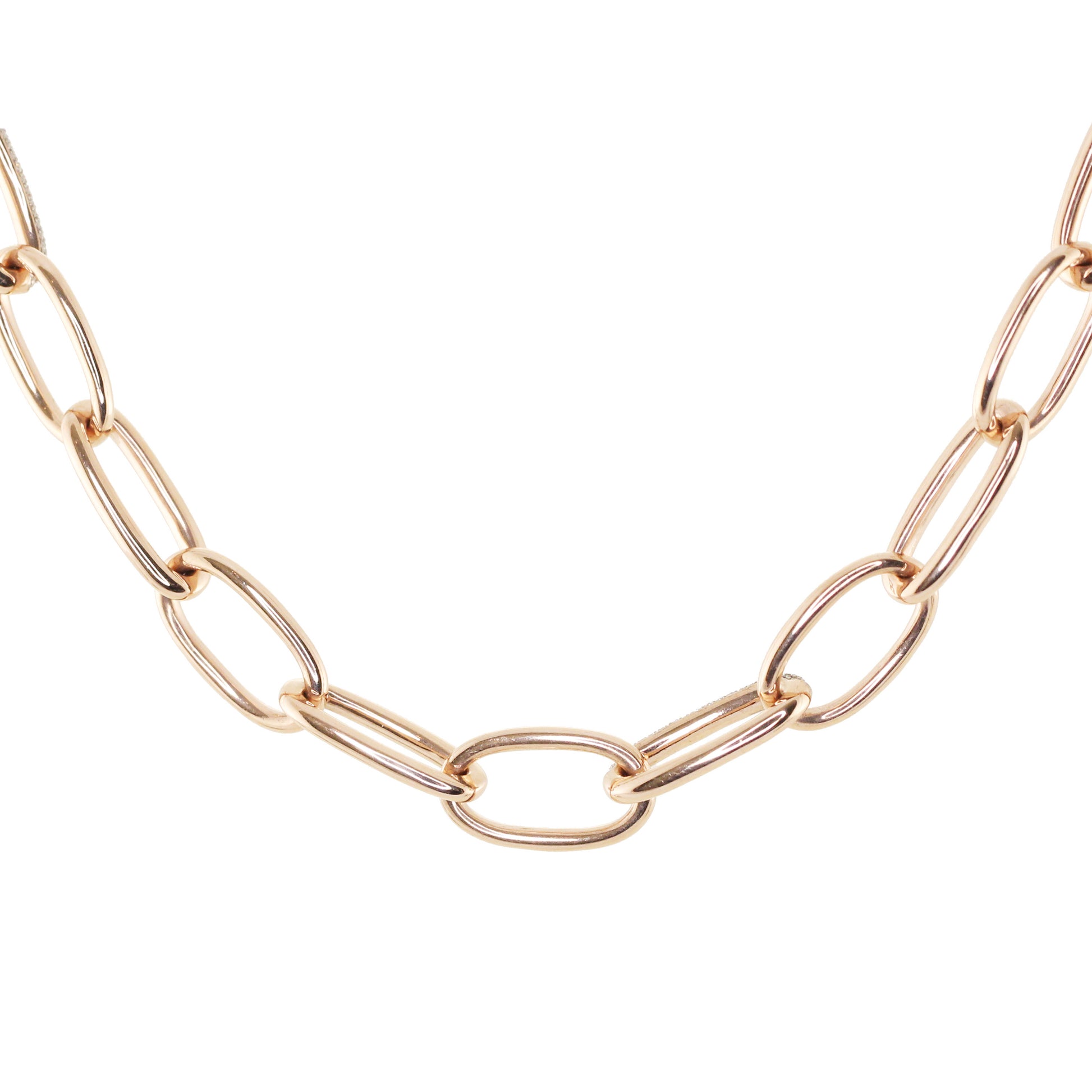 14kt gold large link chain necklace - Luna Skye