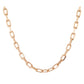 14kt gold thick paperclip chain - Luna Skye