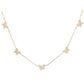 14kt and diamond butterfly row necklace - Luna Skye