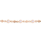 14kt gold diamond stevie bracelet
