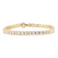 handmade gold diamond tennis bracelets