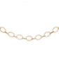 gold diamond round link necklaces