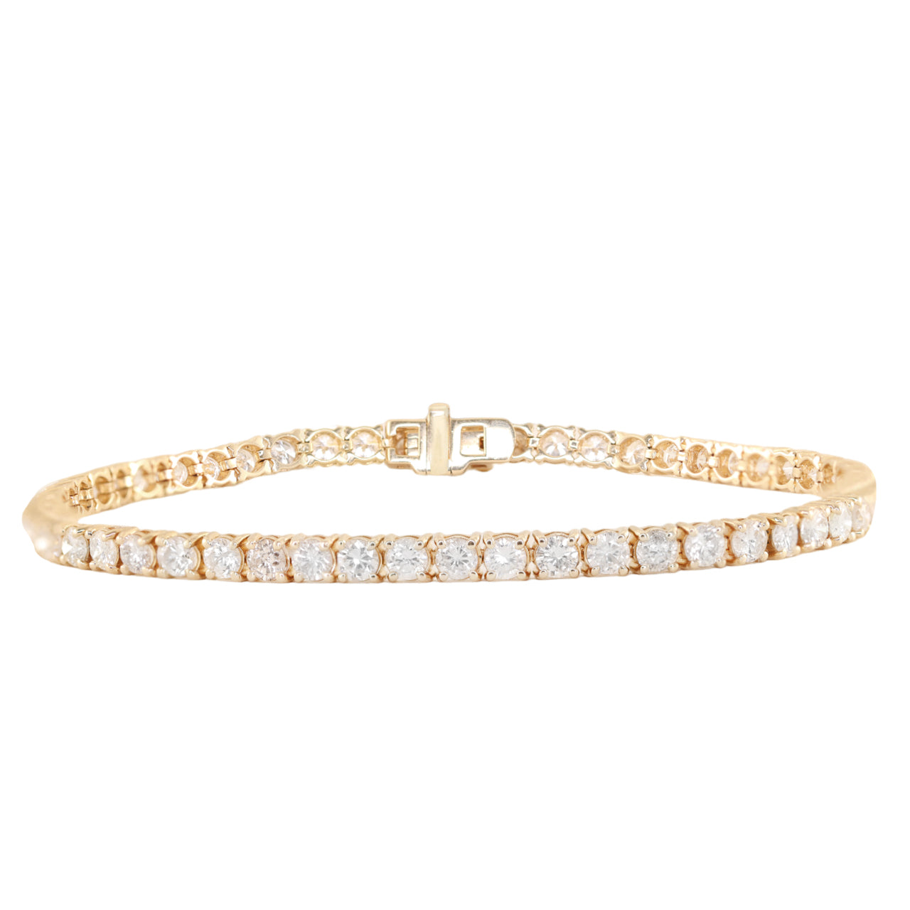 14KT White Gold Tennis Bracelet 5.00 CT. T.W. - Spence Diamonds