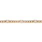 14kt gold heart diamond bezel chain bracelet