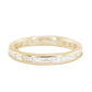 14kt gold horizontal baguette diamond eternity band