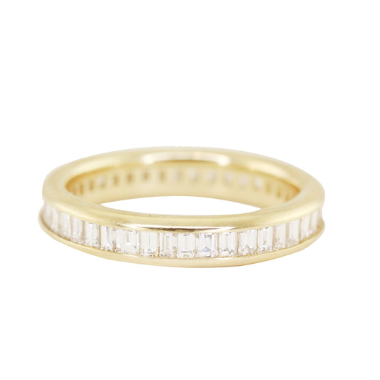 baquette diamond eternity ring