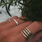 14kt gold and diamond skeleton hand ring - Luna Skye