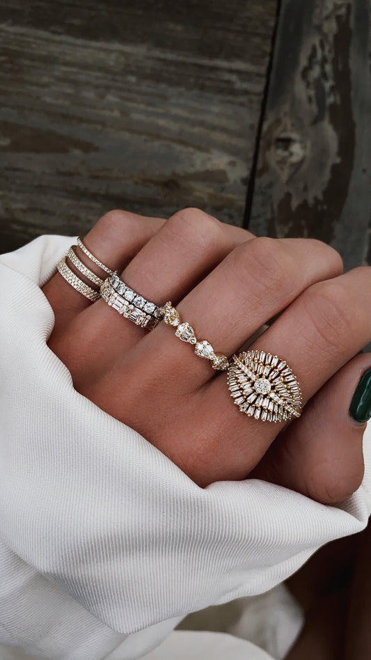 14k gold diamond rings for women