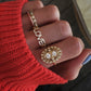 14kt oval diamond ring