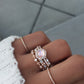 14kt gold and diamond bezel eternity Stevie ring - Luna Skye
