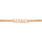 handmade solid gold link bracelet