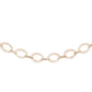 14kt gold full diamond rounded link bracelet