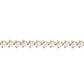14kt gold and diamond mini prong tennis bracelet