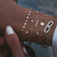 14kt gold diamond chain link bracelet - Luna Skye