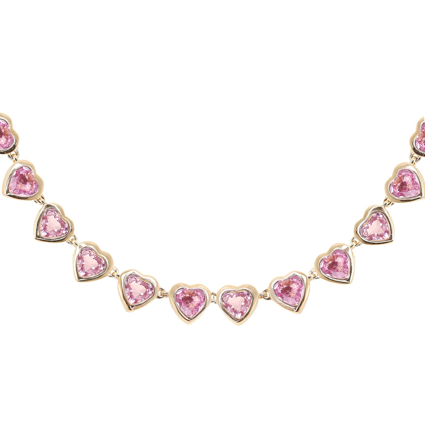 pink sapphire necklace