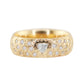 14kt gold and diamond Queen of Cosmos Constellation band