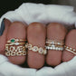 14kt gold marquise diamond rings
