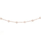 14kt gold and diamond round bezel section bracelet