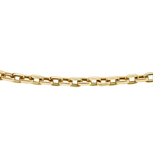 14kt gold lightweight rounded link bracelet - Luna Skye