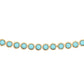 14kt gold turquoise bezel bracelet - Luna Skye